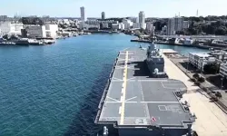 Japanese Navy sleeps while drone records them