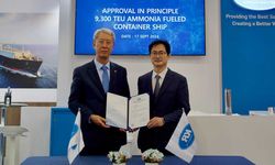 KR Grants AiP to SHI for 9,300 TEU Ammonia-Fueled Container Ship Design