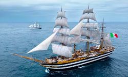 "World's Most Beautiful Ship" Amerigo Vespucci Visits Mumbai