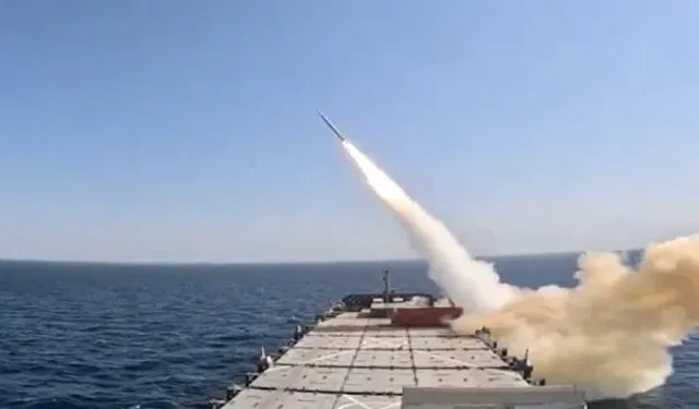 Ex-container vessel launches missiles