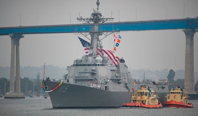 Japan did not let US naval ship enter port