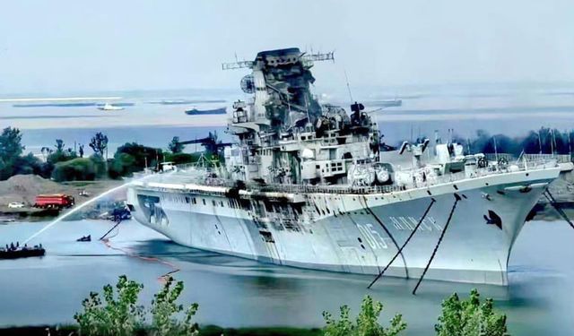 Fire on Iconic Soviet Carrier Minsk Halts Renovation Efforts