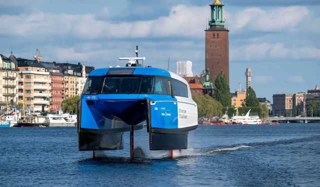 World’s First Electric Hydrofoil Ferry Launches in Stockholm