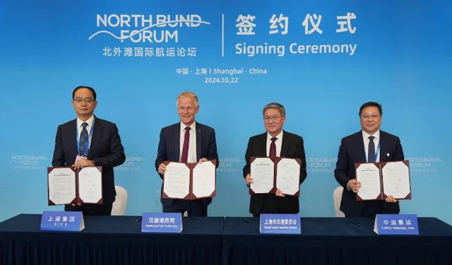 Shanghai Port, Hamburg Port Unite for Green Shipping Corridor