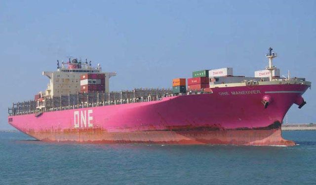 Cargo Ship Runs Aground on Sandbank off Isle of Wight