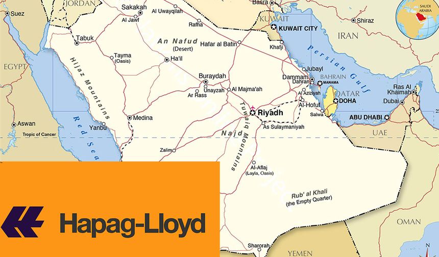 Hapag Lloyd's solution land route from Saudi Arabia to avoid Houthi Attacks