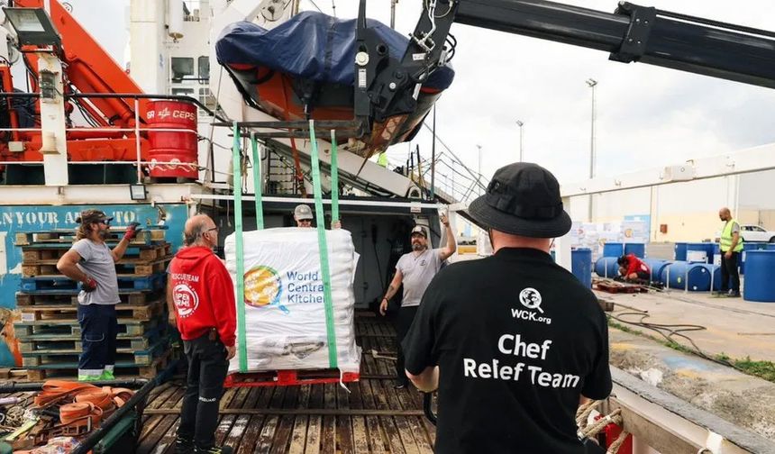 Ship carrying aid for Gaza sets sail from Cyprus