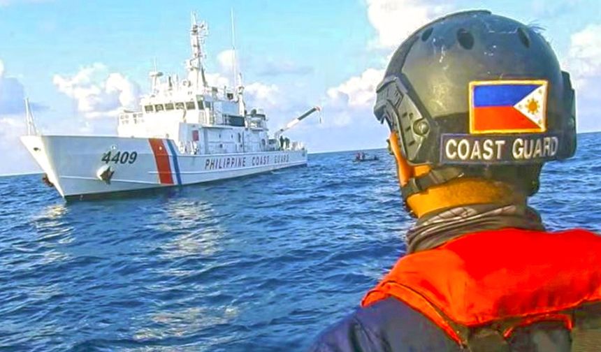 Philippine Coast Guard keeps vigil over disputed South China Sea area