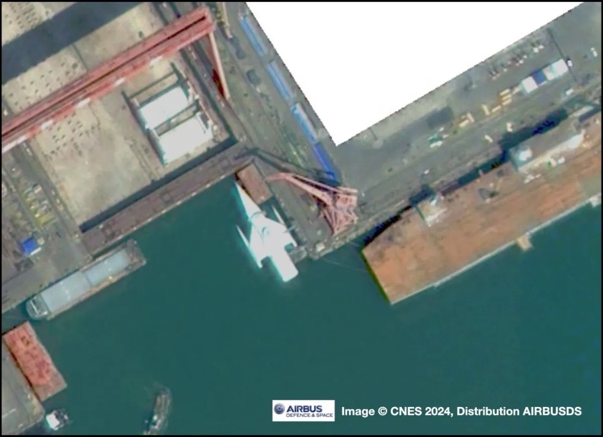 Mysterious Flat Top Vessel Spotted at Chinese Shipyard